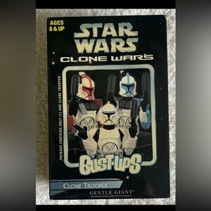 Star Wars Clone Wars Animated Bust-Ups Clone Trooper (2006) Gentle Giant SEALED